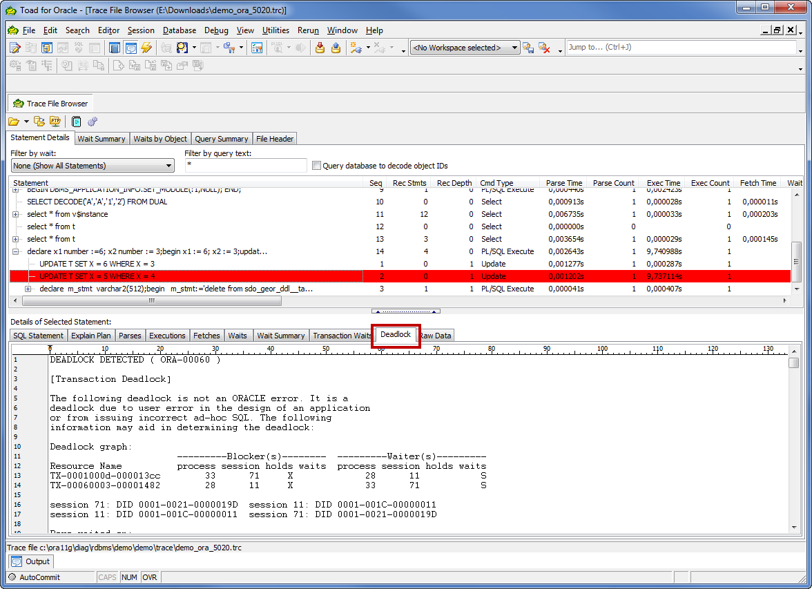 toad dba suite for oracle